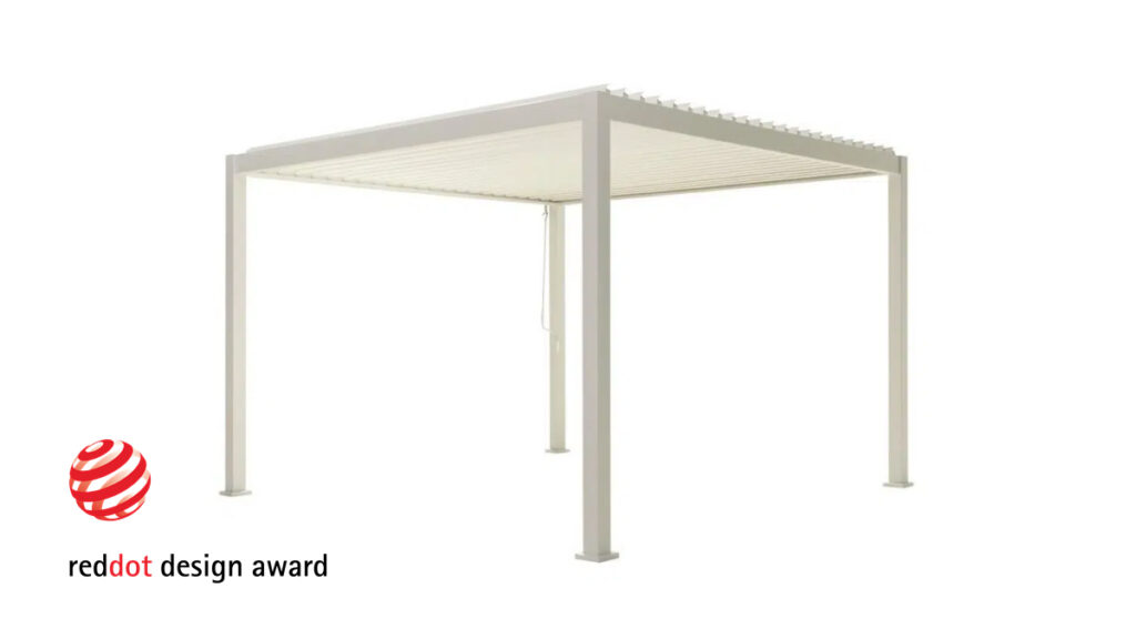 Moderní bioklimatická hliníková pergola DELUX